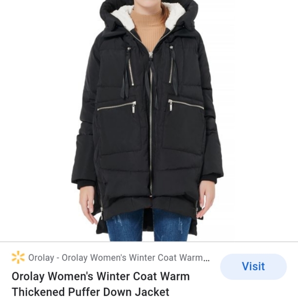 orolay Jackets & Blazers - OROLAY NWT. $149 DOWN PUFFER HOODED COAT 😍